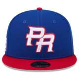 Puerto Rico Baseball New Era 2026 World Baseball Classic 59FIFTY Fitted Hat - Blue/Red - New Era
