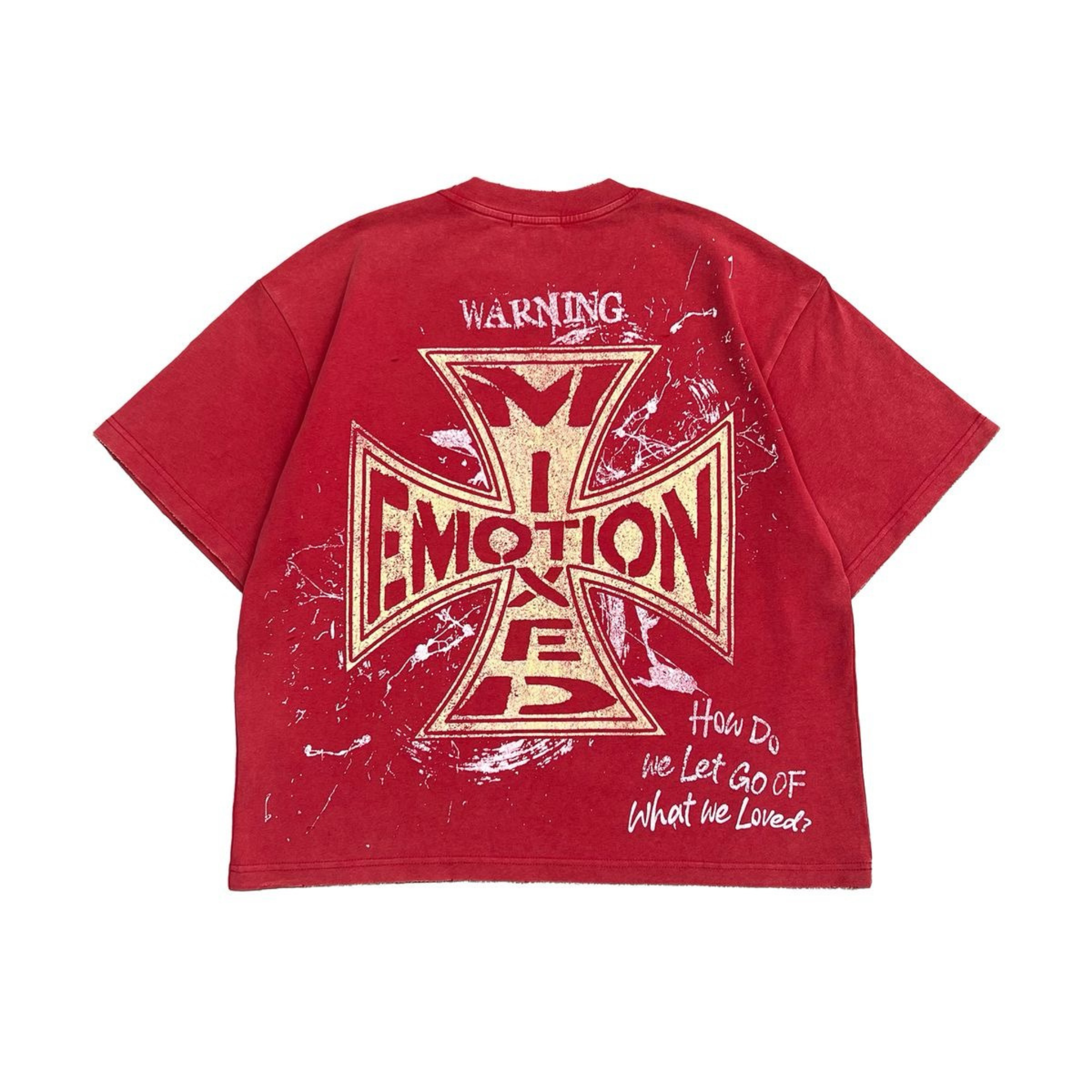 Mixed Emotion “Crimson” Tee (Red) - Mixed Emotion
