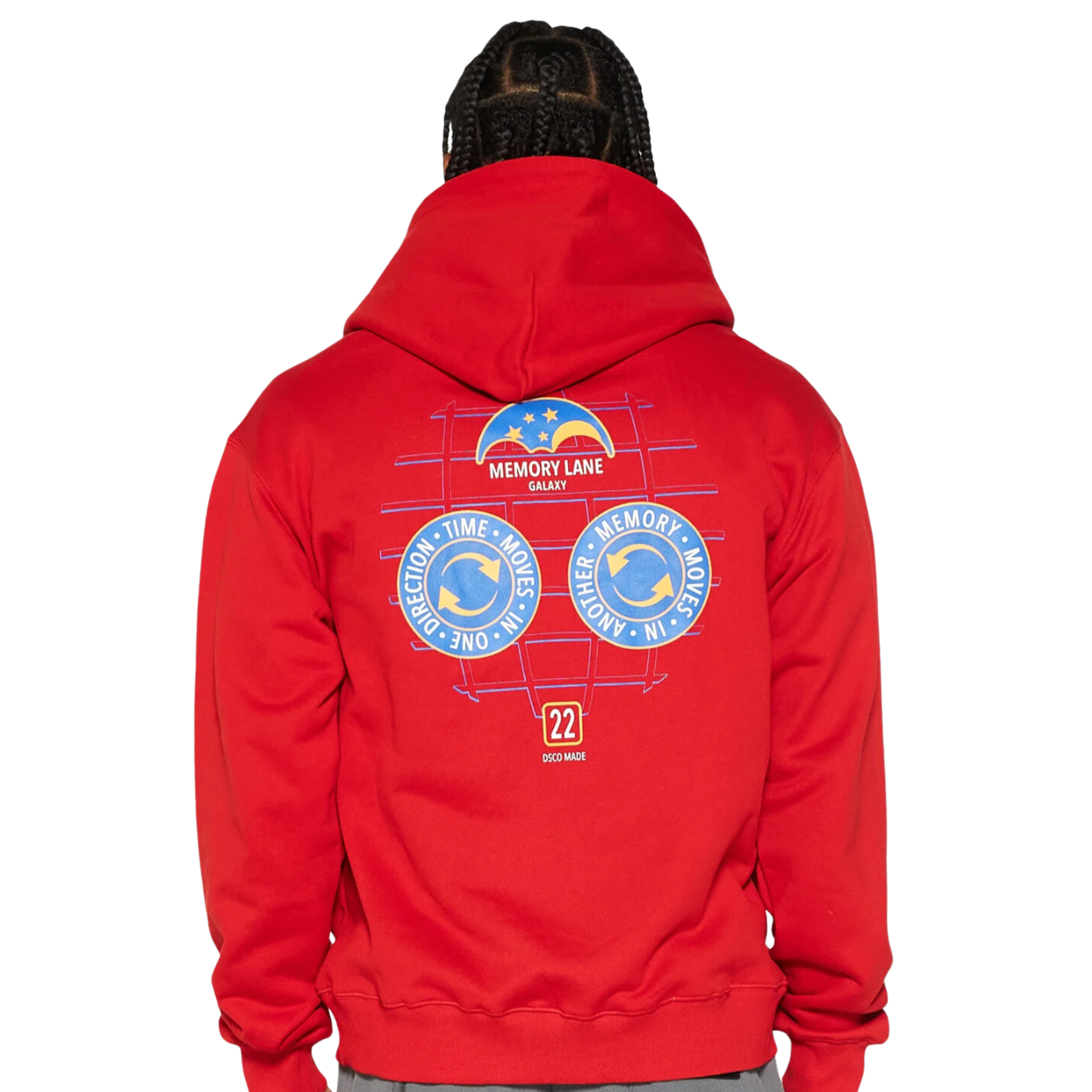 Memory Lane About Time Hoodie (Red ) - Memory Lane