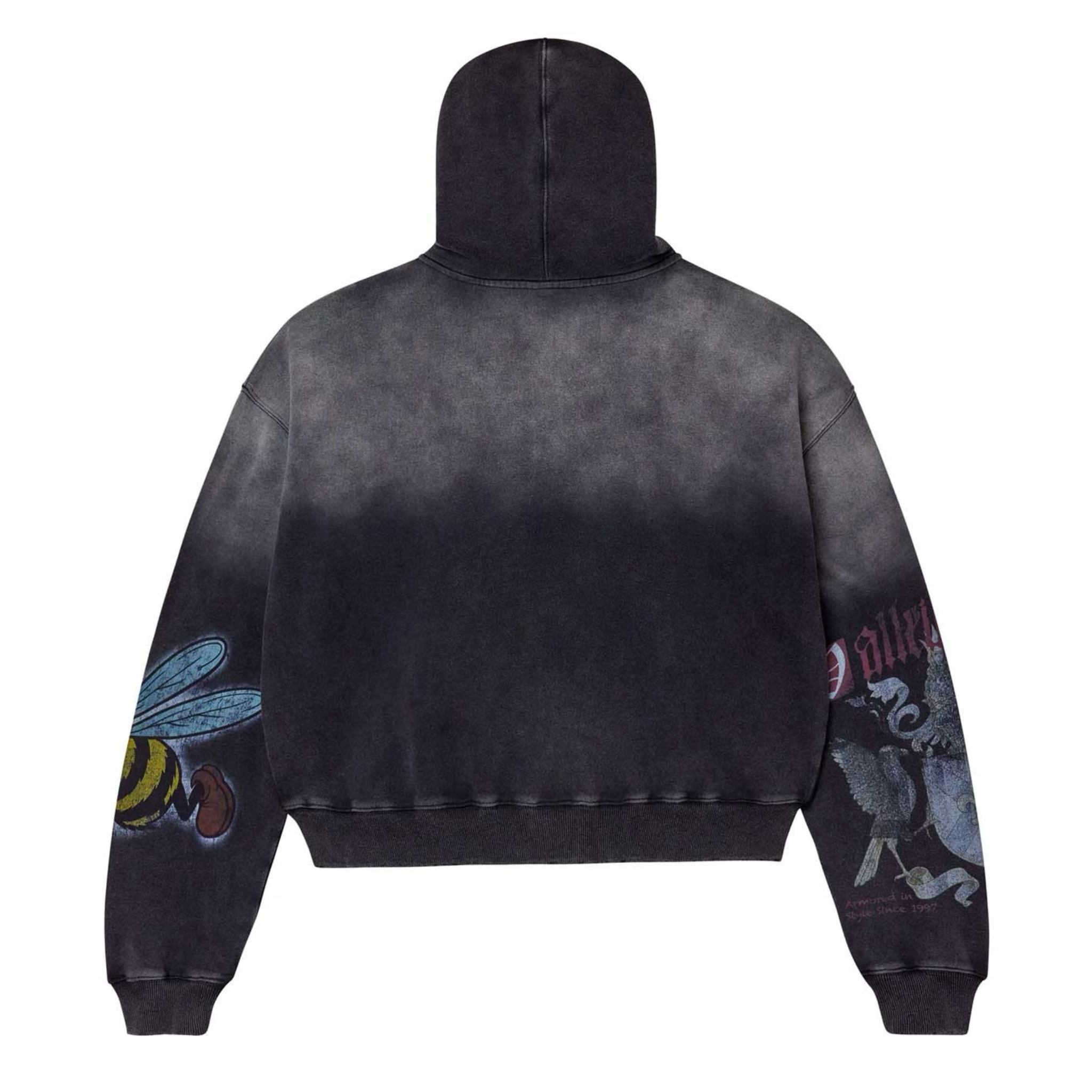 Vale Forever "Blasted" Zip Up Hoodie (Black) - VALE