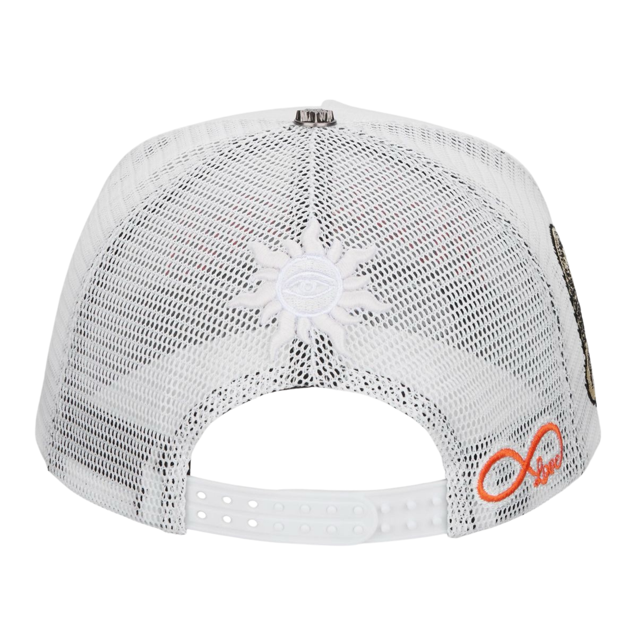 Godspeed GS Forever Trucker Hat (White/Blue/Orange)