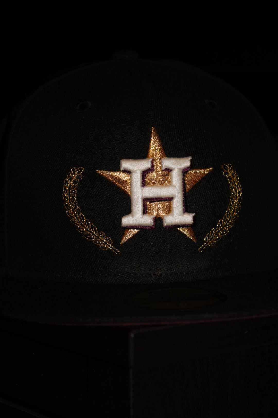 New Era Houston Astros Side 2017 World Series Side Patch 59Fifty Fitted (Black) - New Era