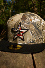 New Era Houston Astros 2005 World Series Side Patch Grey UV 59Fifty Fitted (Realtree Camo/Black)