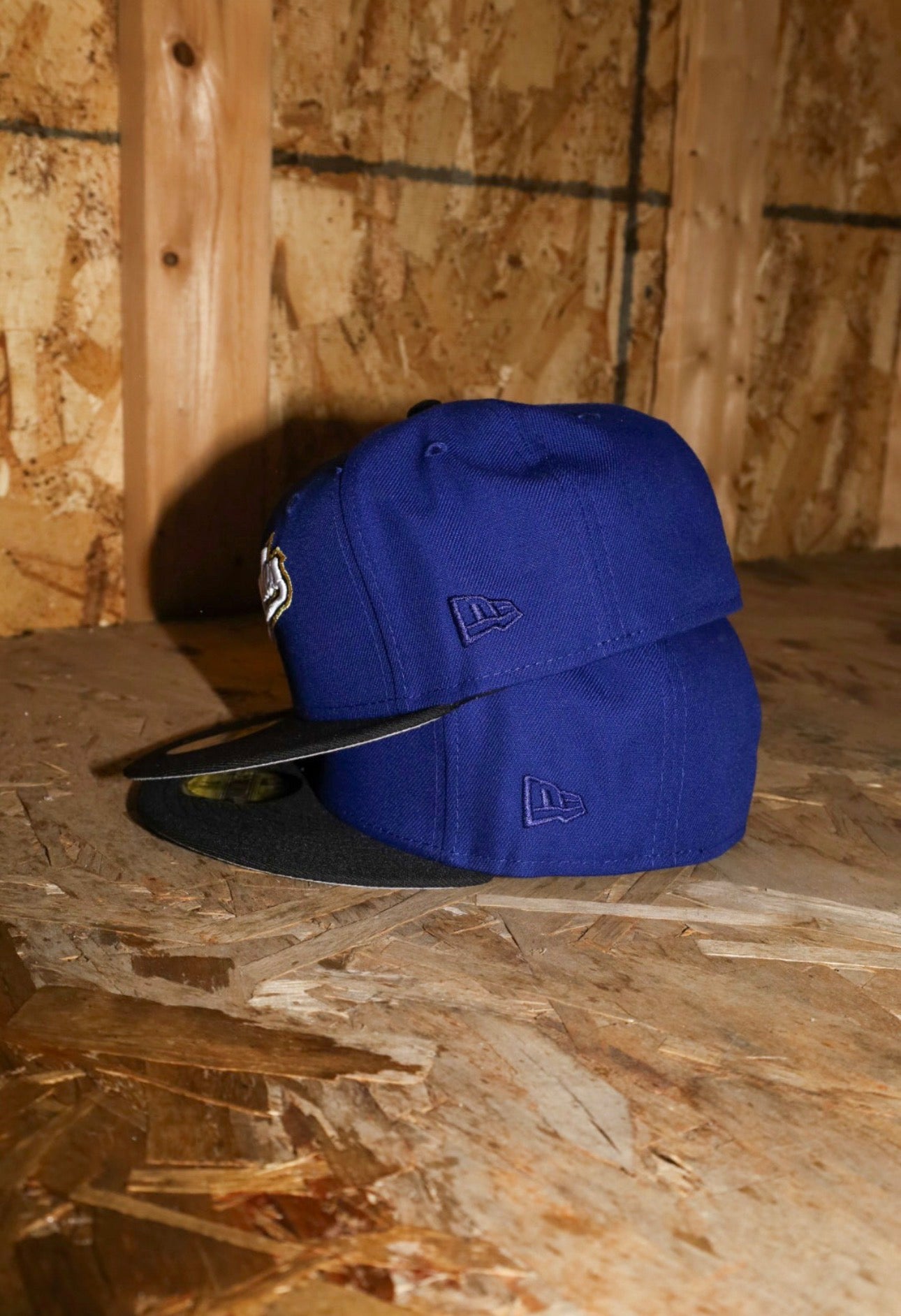 New Era Los Angeles Dodgers 40th Anniversary Side Patch Fitted (Royal/Black) - New Era
