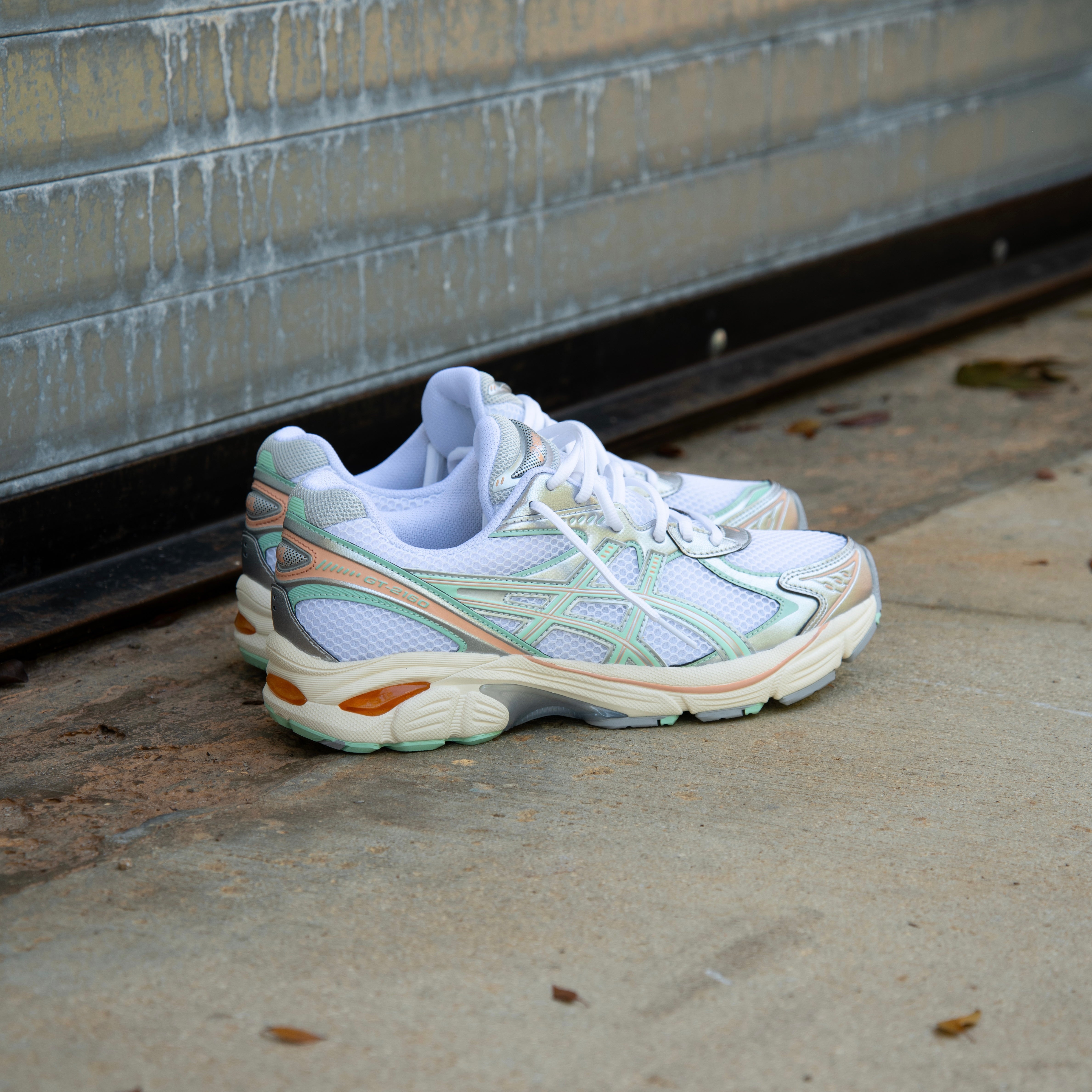 Mens Asics GT-2160 (White/Mint Tint) - Asics