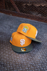 New Era San Francisco Giants 2012 World Champions Grey UV (Gold/Olive) 59Fifty Fitted - New Era