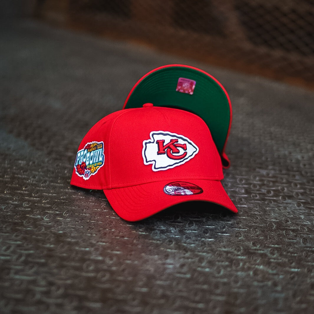 New Era Kansas City Chiefs 1999 Pro Bowl 9FORTY A-Frame Snapback (Red) - New Era