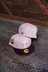 New Era Philadelphia Phillies 20th Anniversary Grey UV (Pink/Maroon) 59Fifty Fitted - New Era