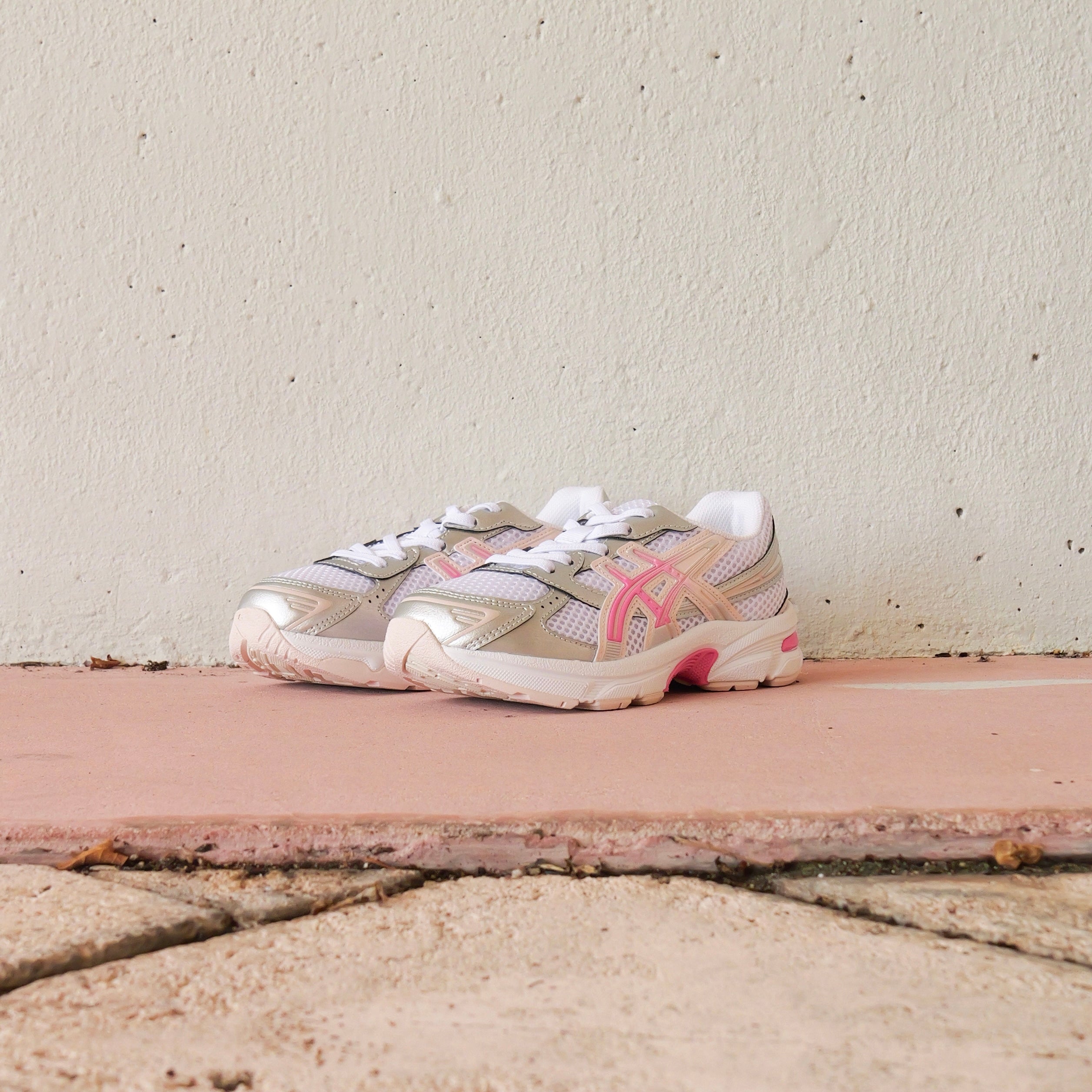Asics Gel-1130 Preschool (White/Dragonfruit)