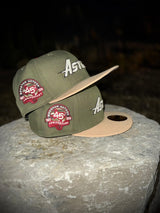 New Era Houston Astros 45th Anniversary Grey UV (Olive/Khaki) 59Fifty Fitted - New Era