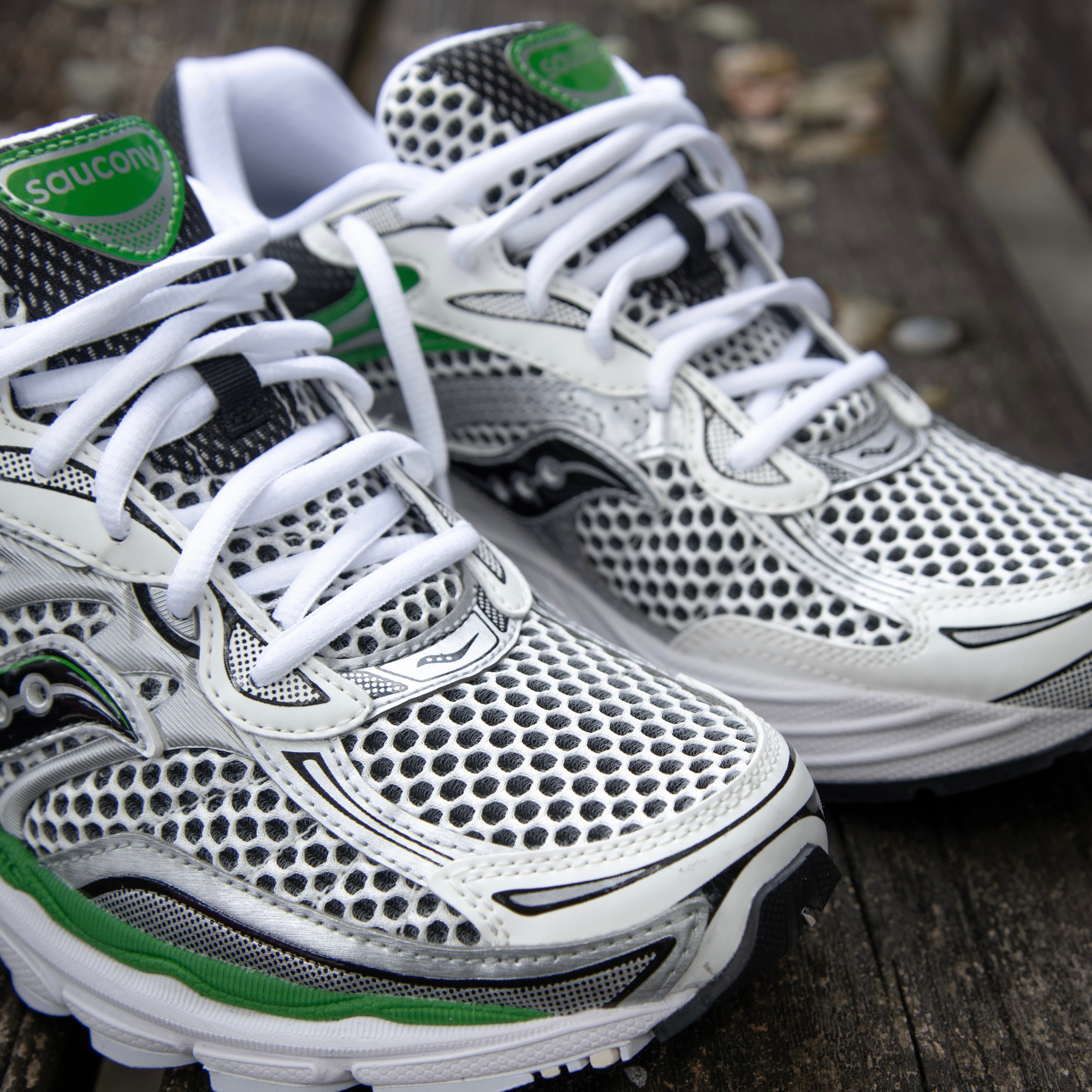 Mens Saucony ProGrid Omni 9 (Silver/Green) - Saucony