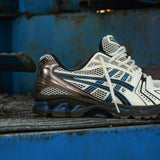 Mens Asics Gel-Kayano 14 (Cream/Blue Coast) - Asics