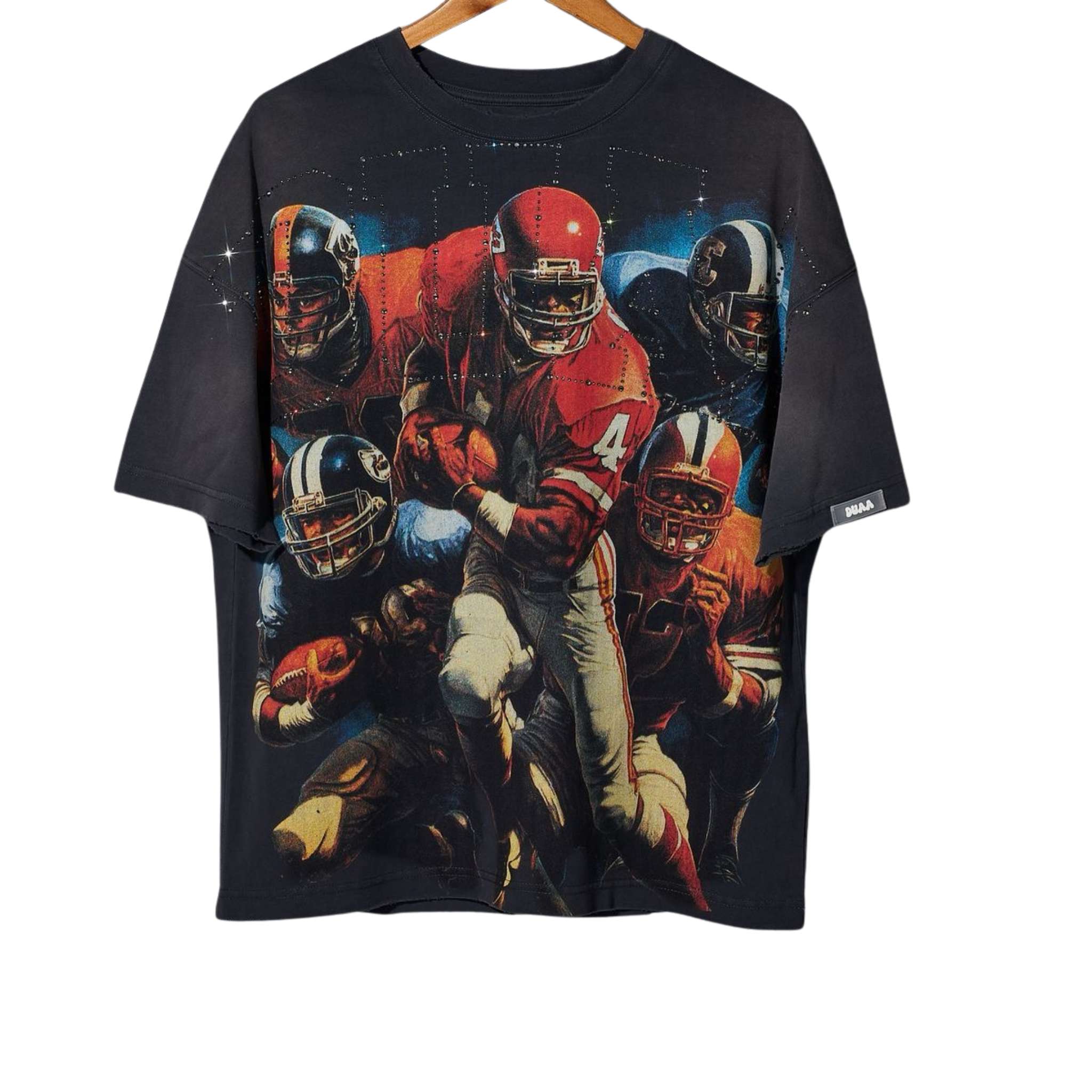 DUAA "Varsity" SS Tee (Black)