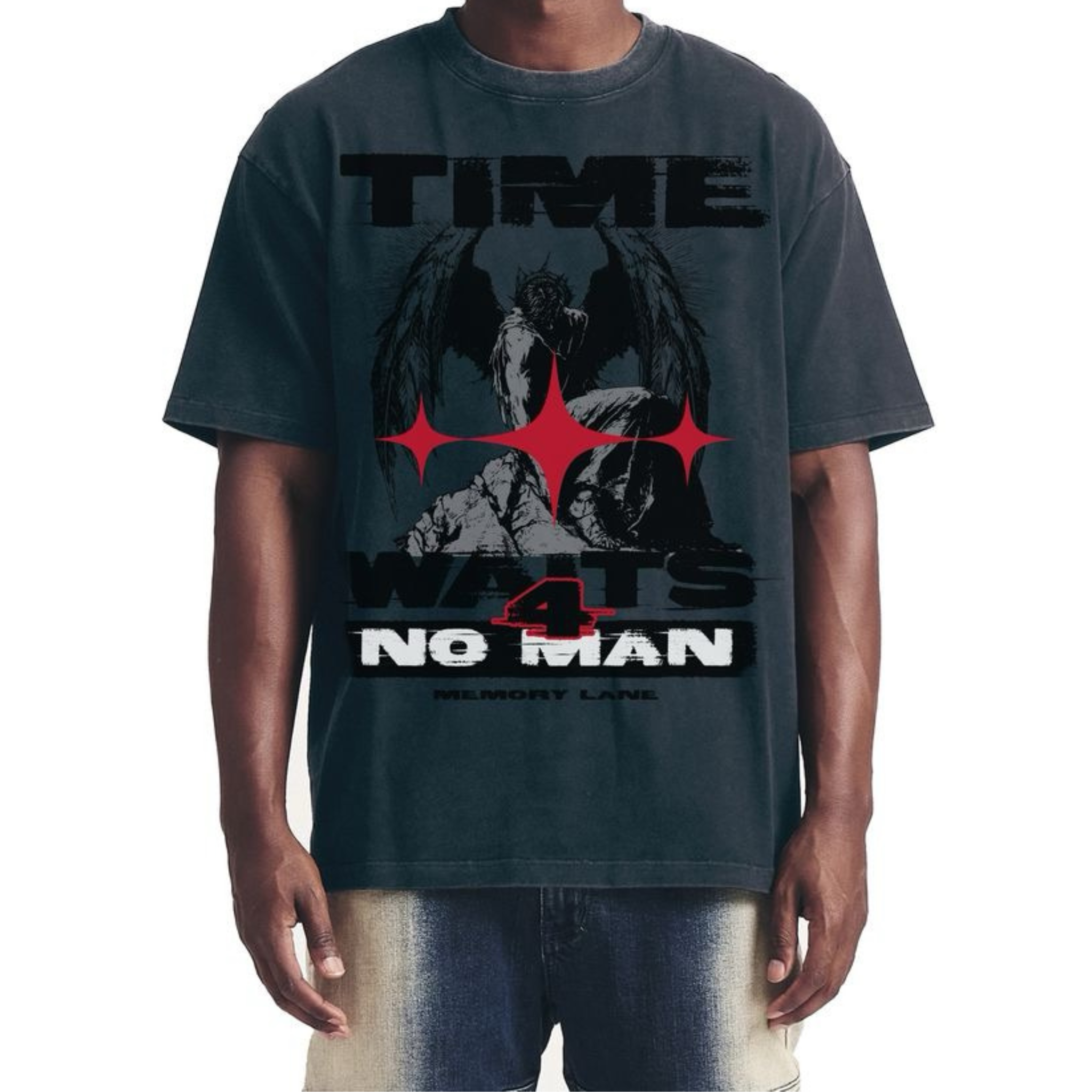Memory Lane "TIME WAITS FOR NO MAN" (Black) - Memory Lane