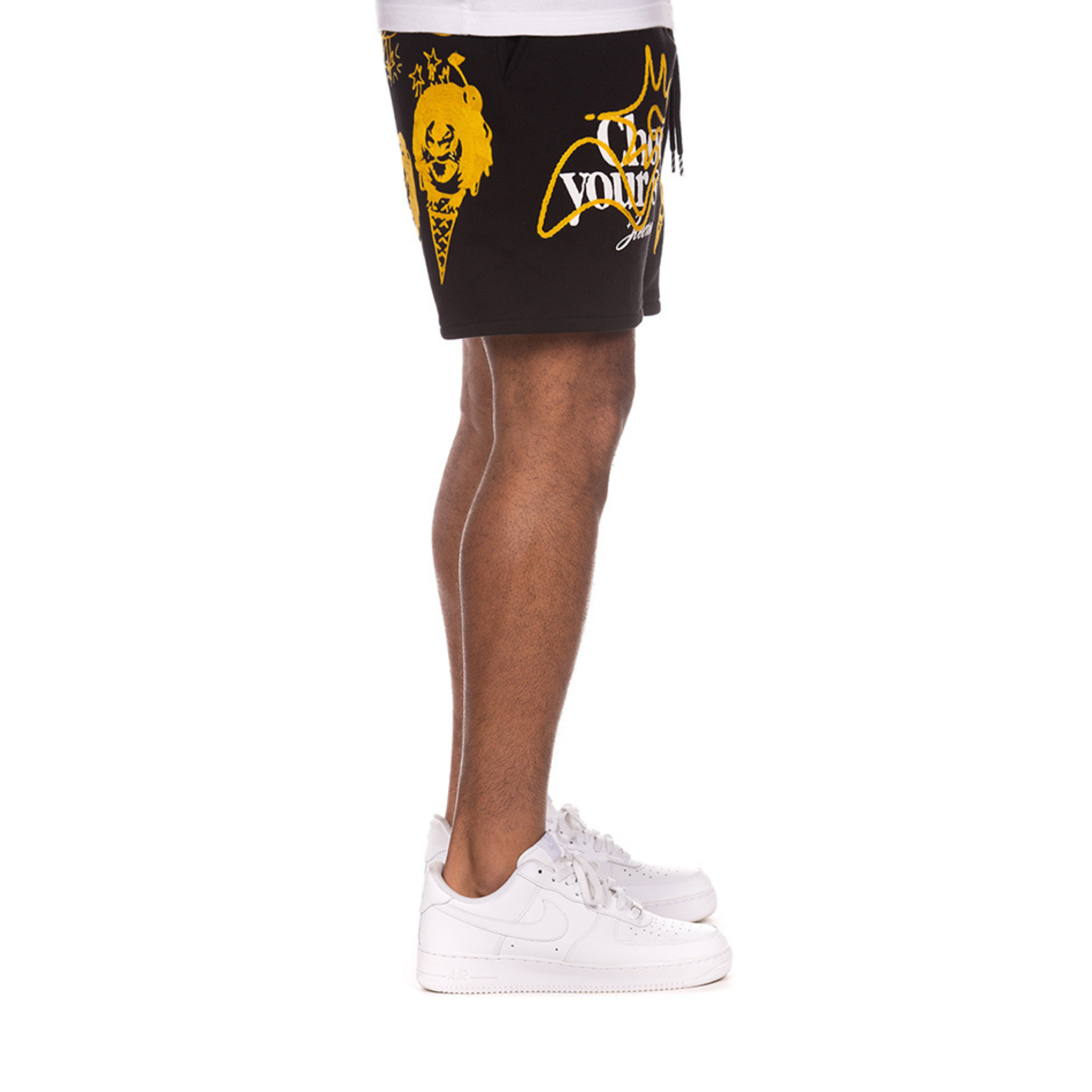 Icecream "Scoop" Sweatshorts (Black)