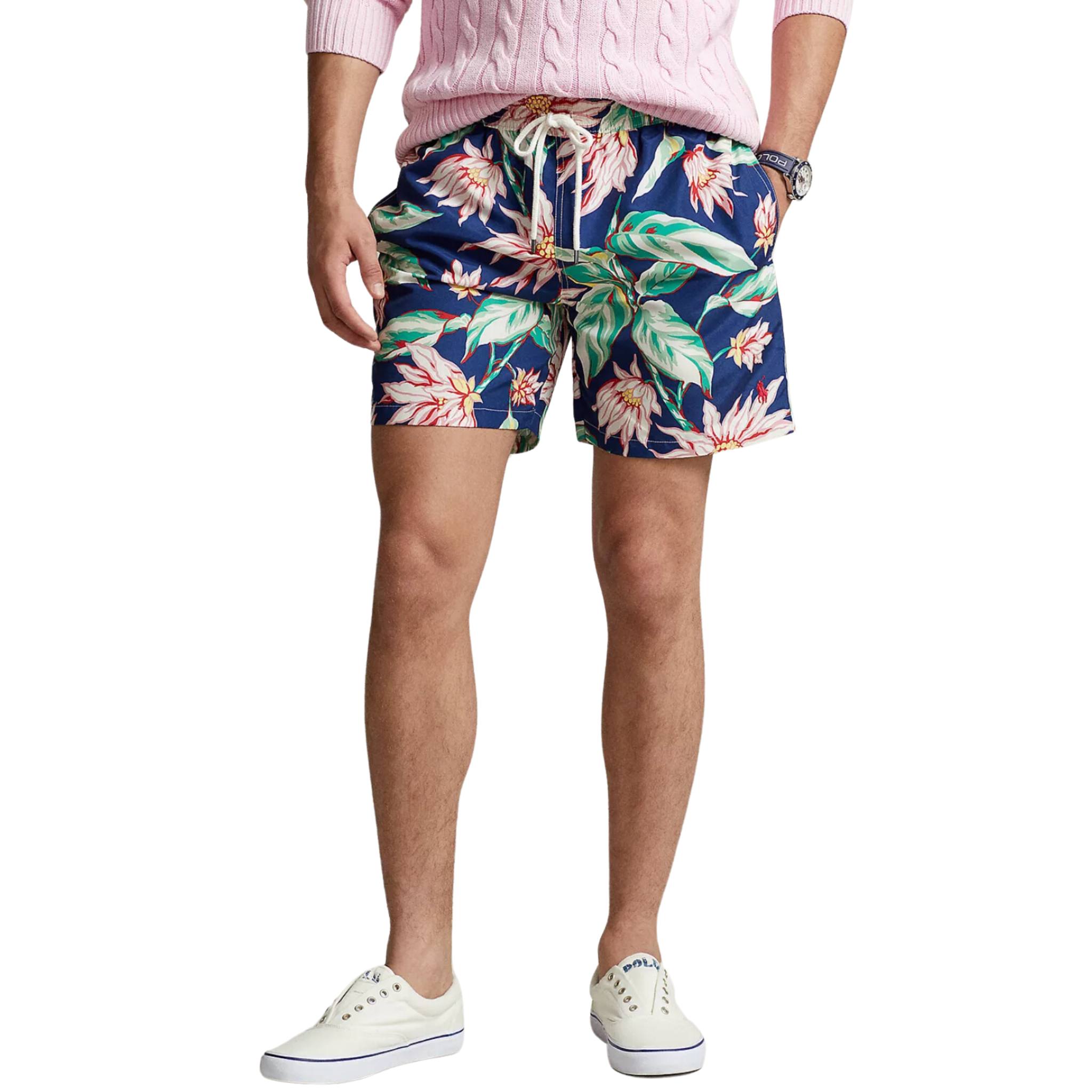 Polo Ralph Lauren 5.75-Inch Traveler Classic Swim Trunks (Bellville Floral) - Polo Ralph Lauren