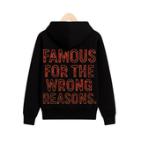 Dry Rot "Famous" Zip Up Hoodie (Black) - Dry Rot