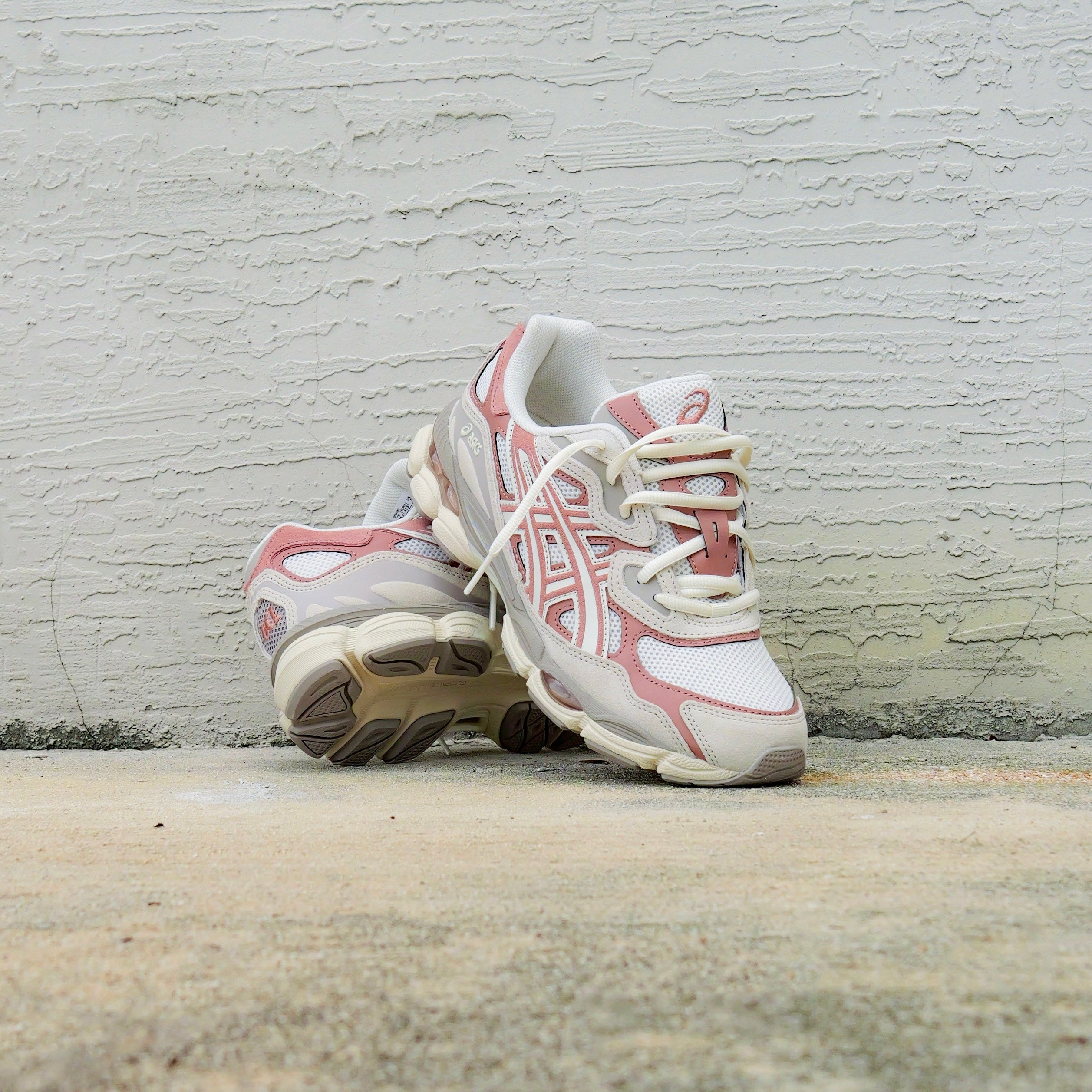 Mens Asics Gel-NYC (Cream/Umeboshi)