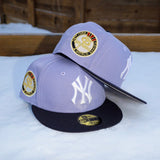 New Era New York Yankees 1962 World Series Side Patch Fitted (Lavender) - New Era