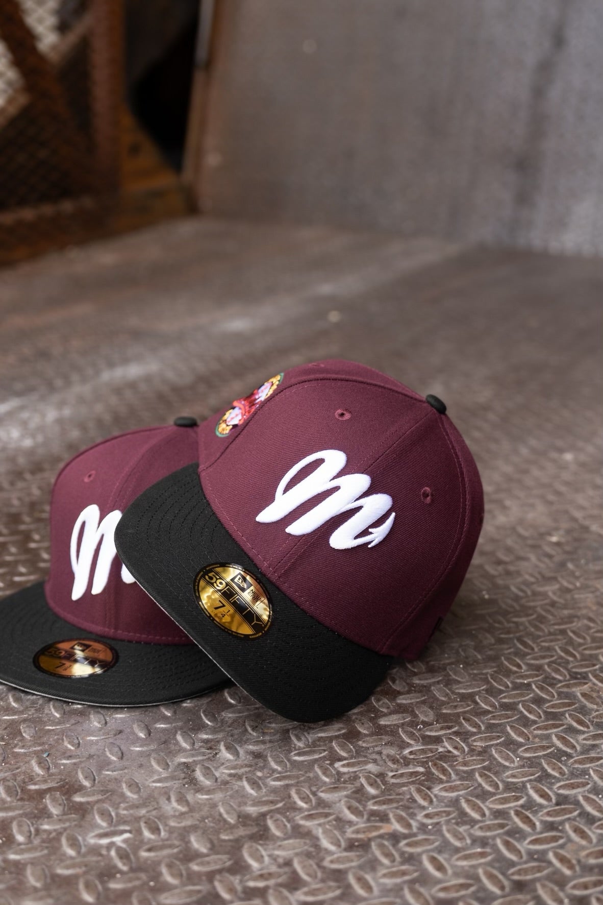 New Era Diablos Rojos Del Mexico Grey UV (Maroon/Black) 59Fifty Fitted