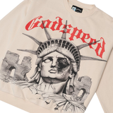 Godspeed R.O.M.E. LS Tee (Bone) - Godspeed