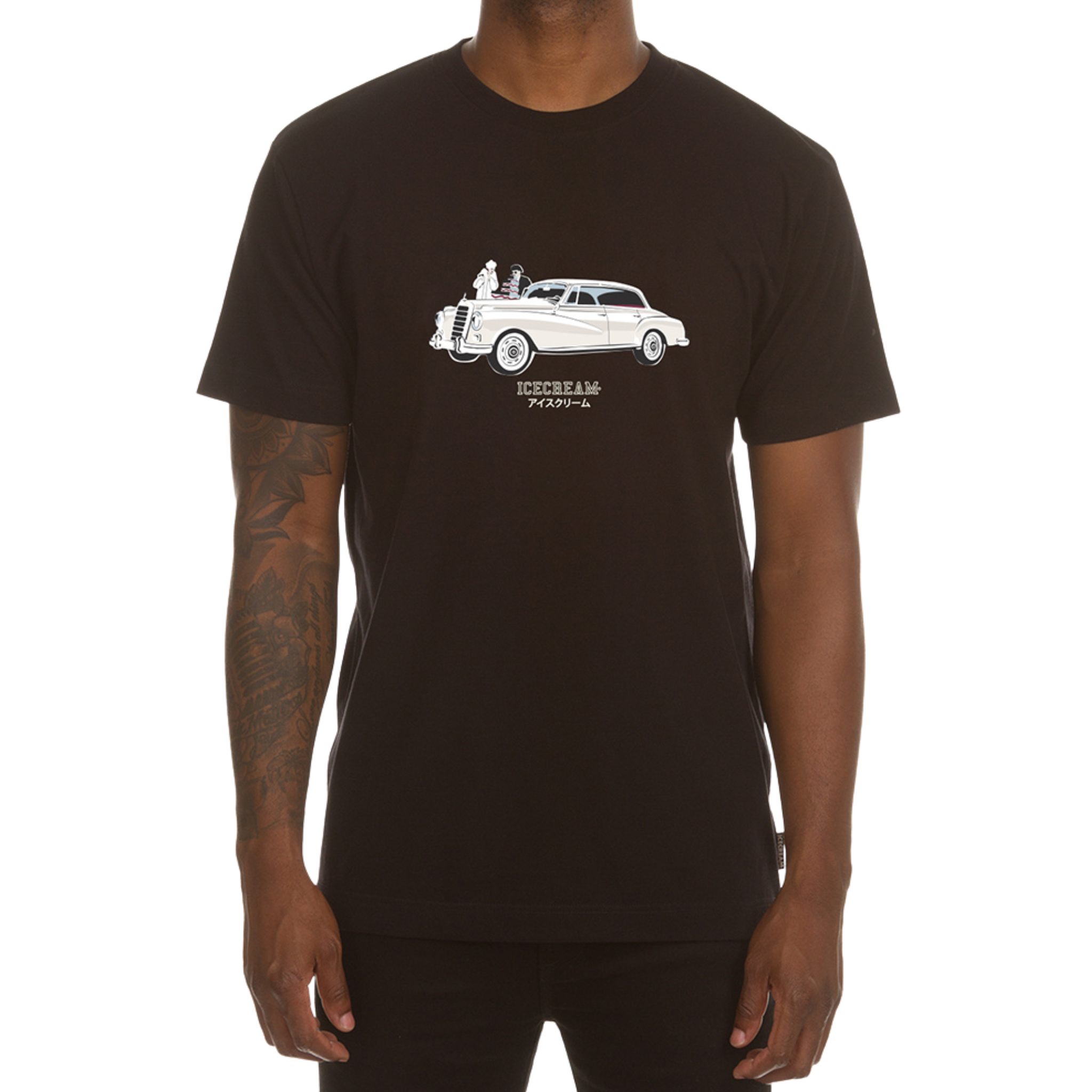 Icecream Garcon SS Tee (Black) - Ice Cream