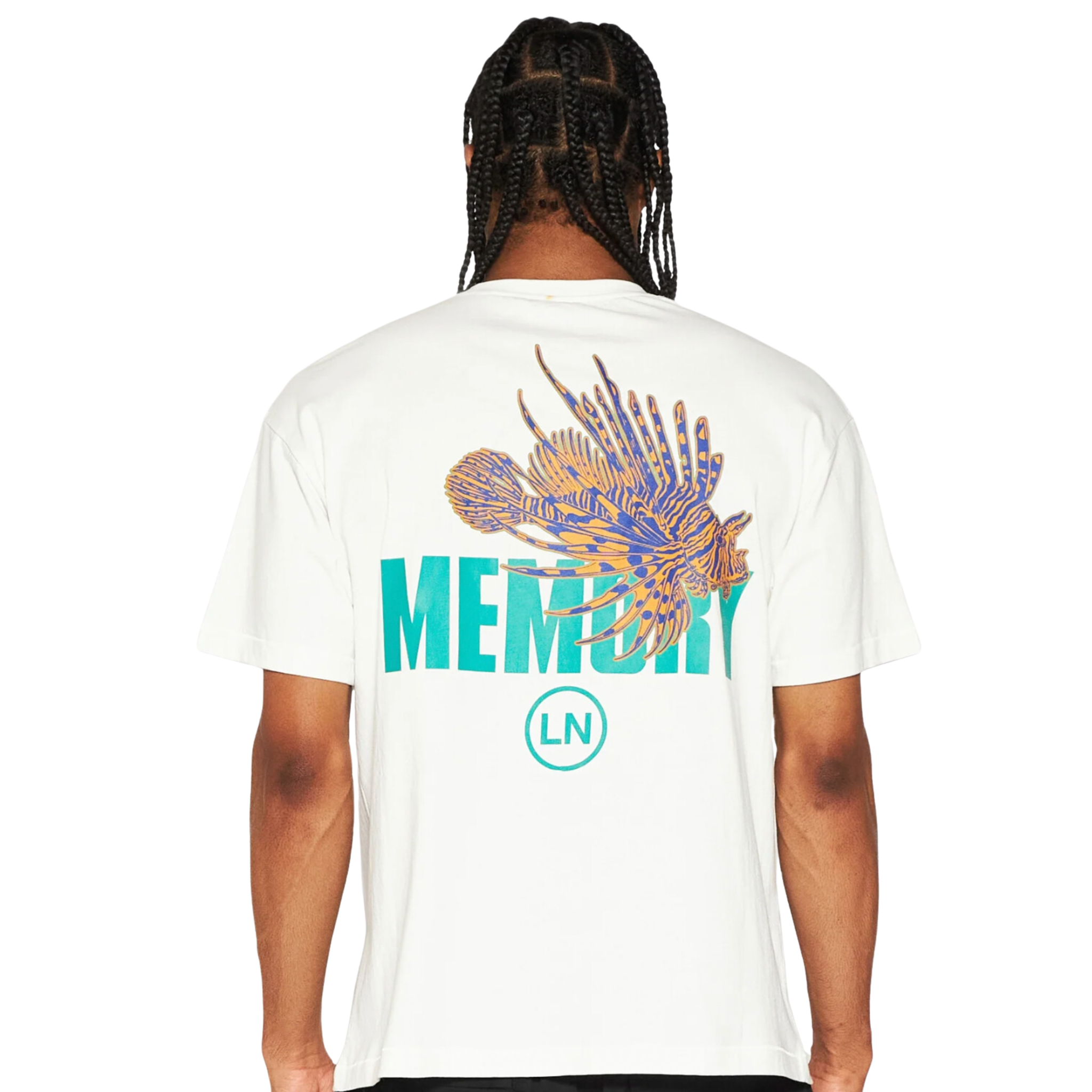 Memory Lane Lion Fish Tee (Off White) - Memory Lane