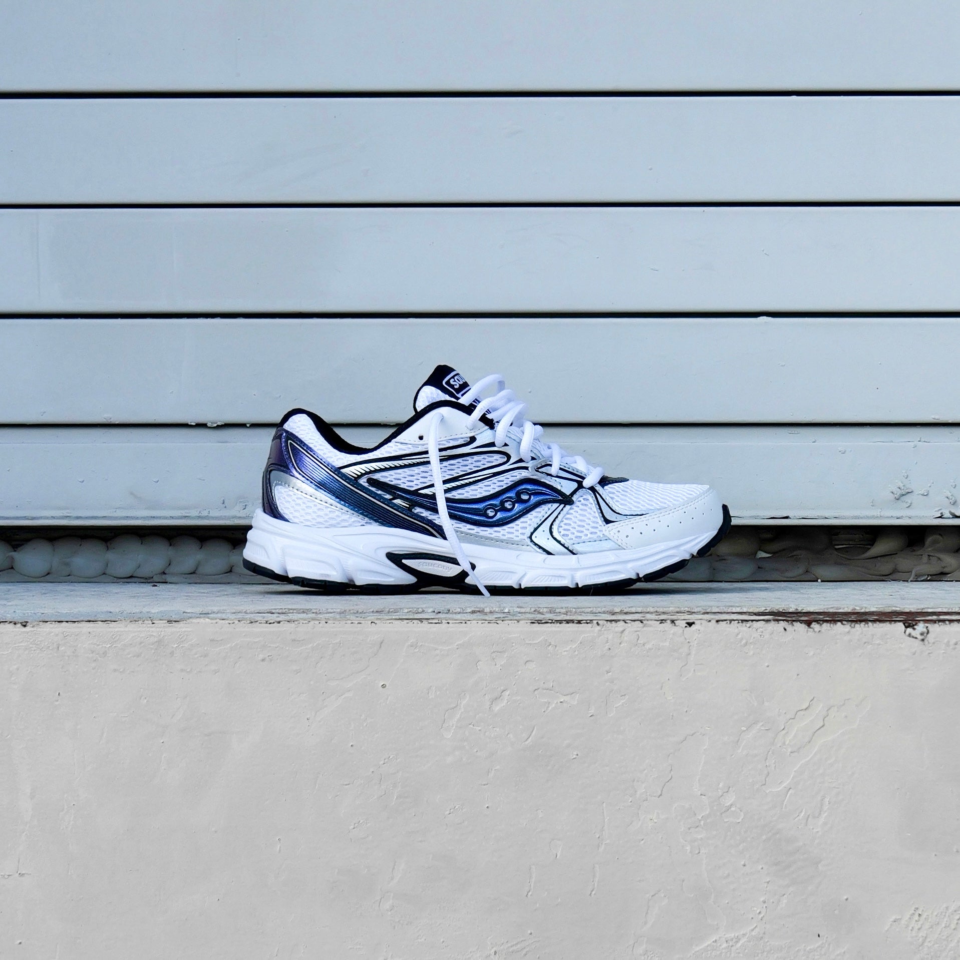 Mens Saucony Ride Millennium (White/Nightsky) - Saucony