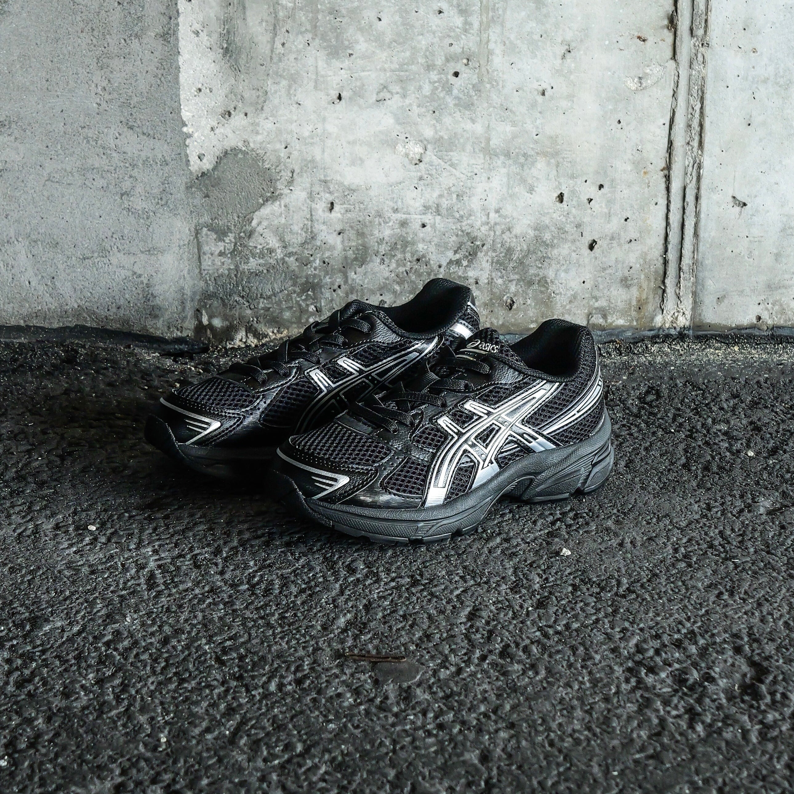 Asics Gel-1130 Preschool (Black/Pure Silver)