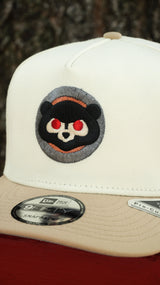 New Era Chicago Cubs Be Alert Side Patch 9FIFTY A-Frame Snapback-(Chrome/Beige)