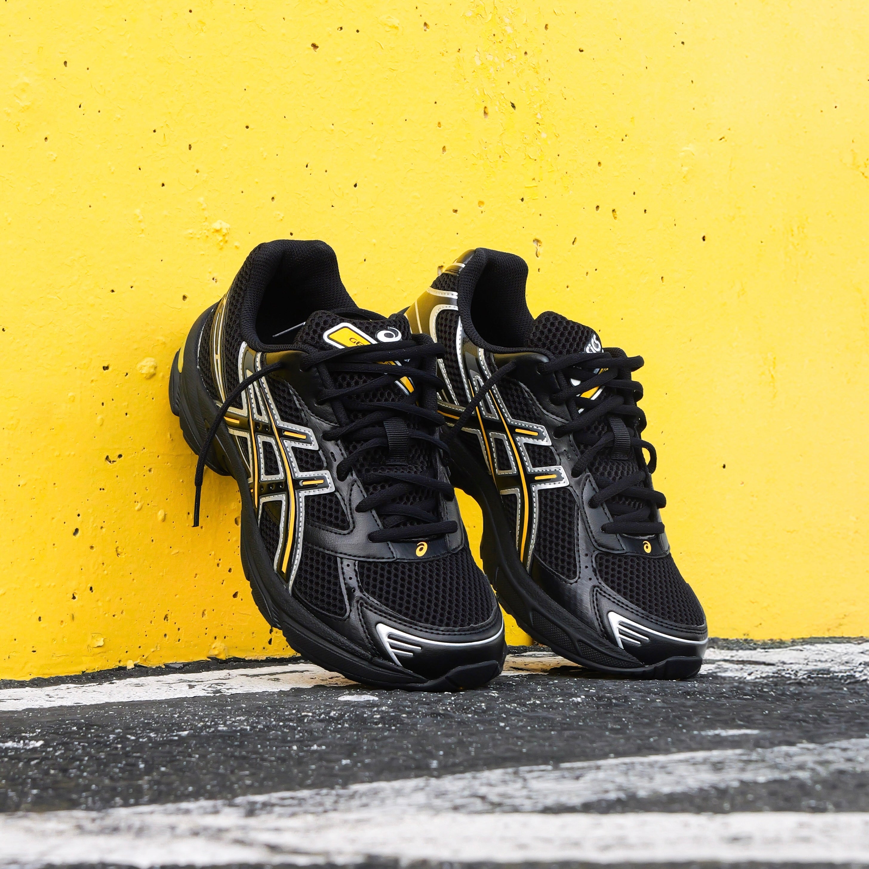 Mens Asics Gel-1130 (Black/Yellow)