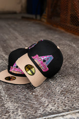 New Era Arizona Diamondbacks 1998 Inaugural Season Grey UV (Black/Camel) 59Fifty Fitted