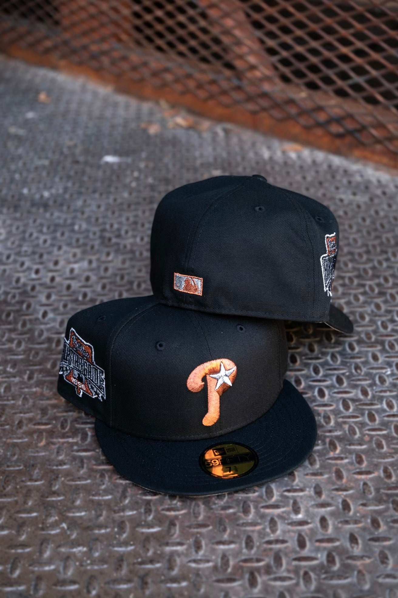 New Era Philadelphia Phillies 1996 All-Star Game Grey UV (Black/Metallic Copper) 59Fifty Fitted