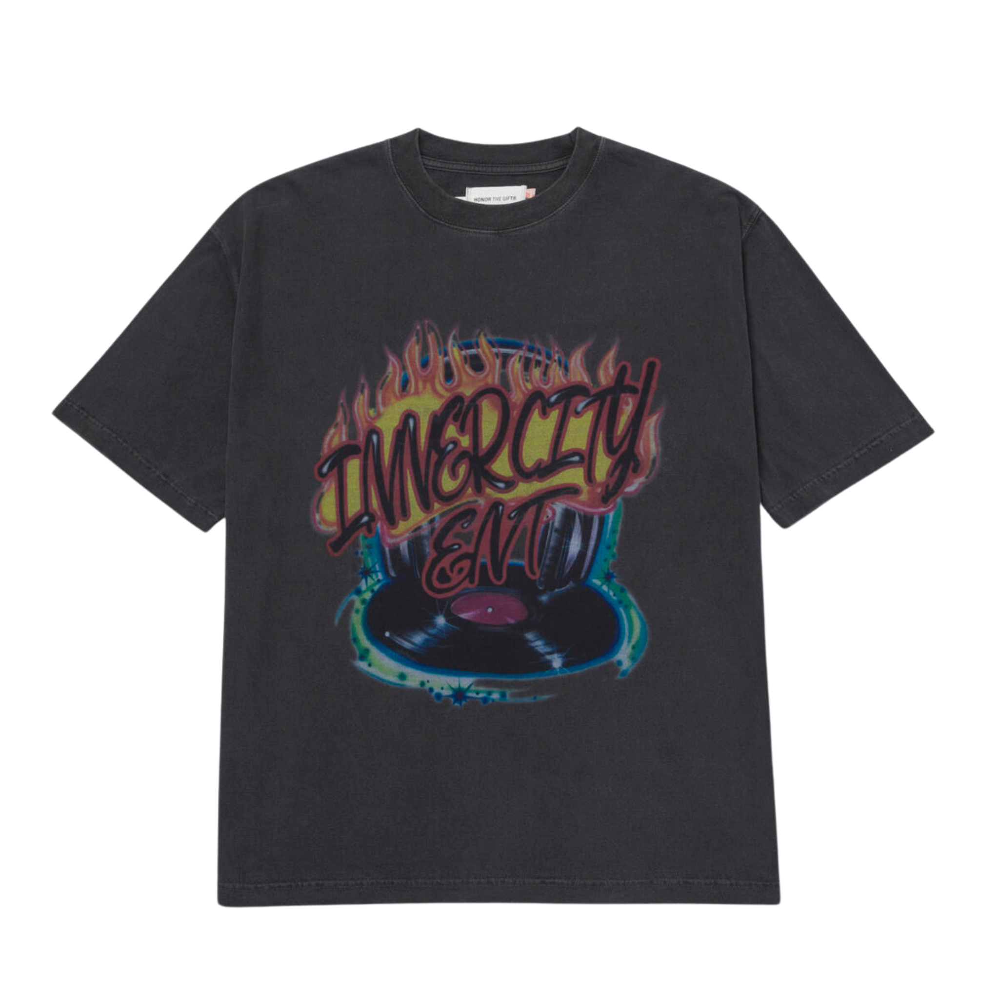 Honor The Gift Vinyl Airbrush T-Shirt (Black)