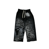 Mixed Emotion "Stripped" Sweatpants (Black) - Mixed Emotion