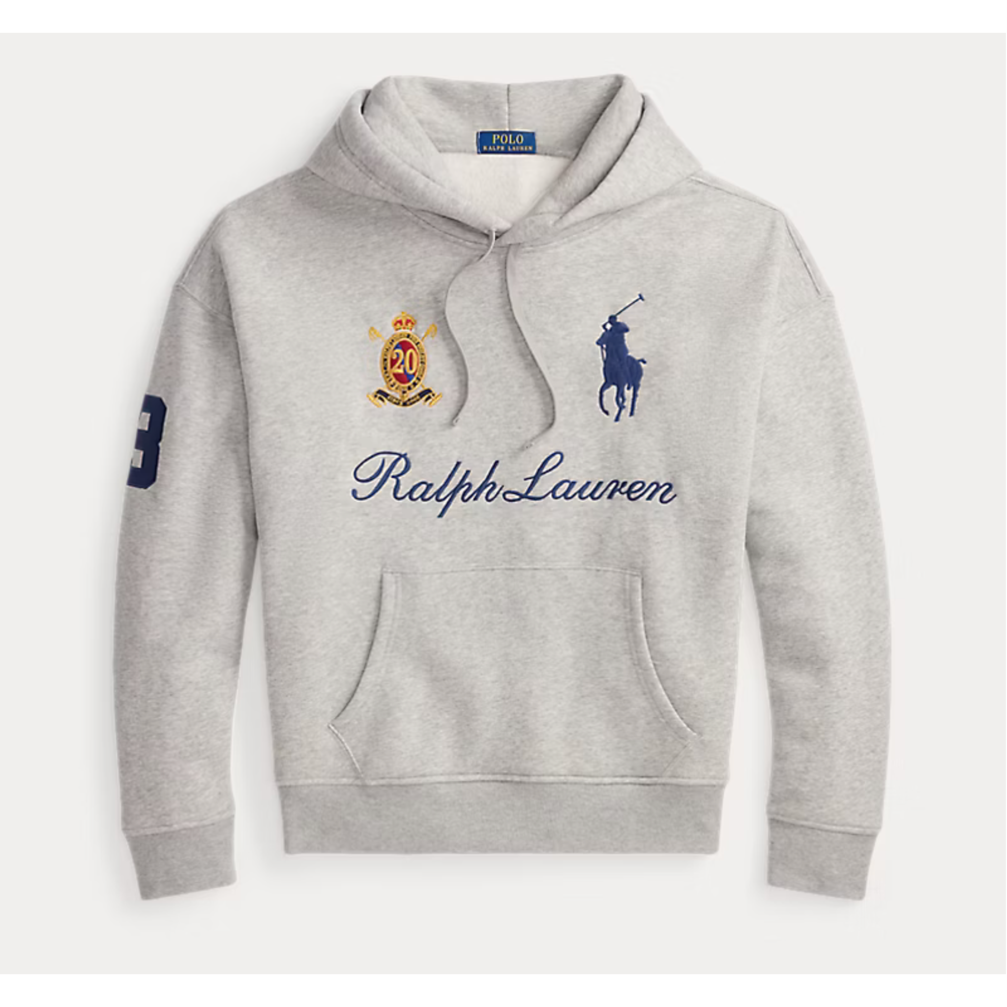 Polo Ralph Lauren Big Pony 20th Anniversary Hoodie (Andover Heather) - Polo Ralph Lauren
