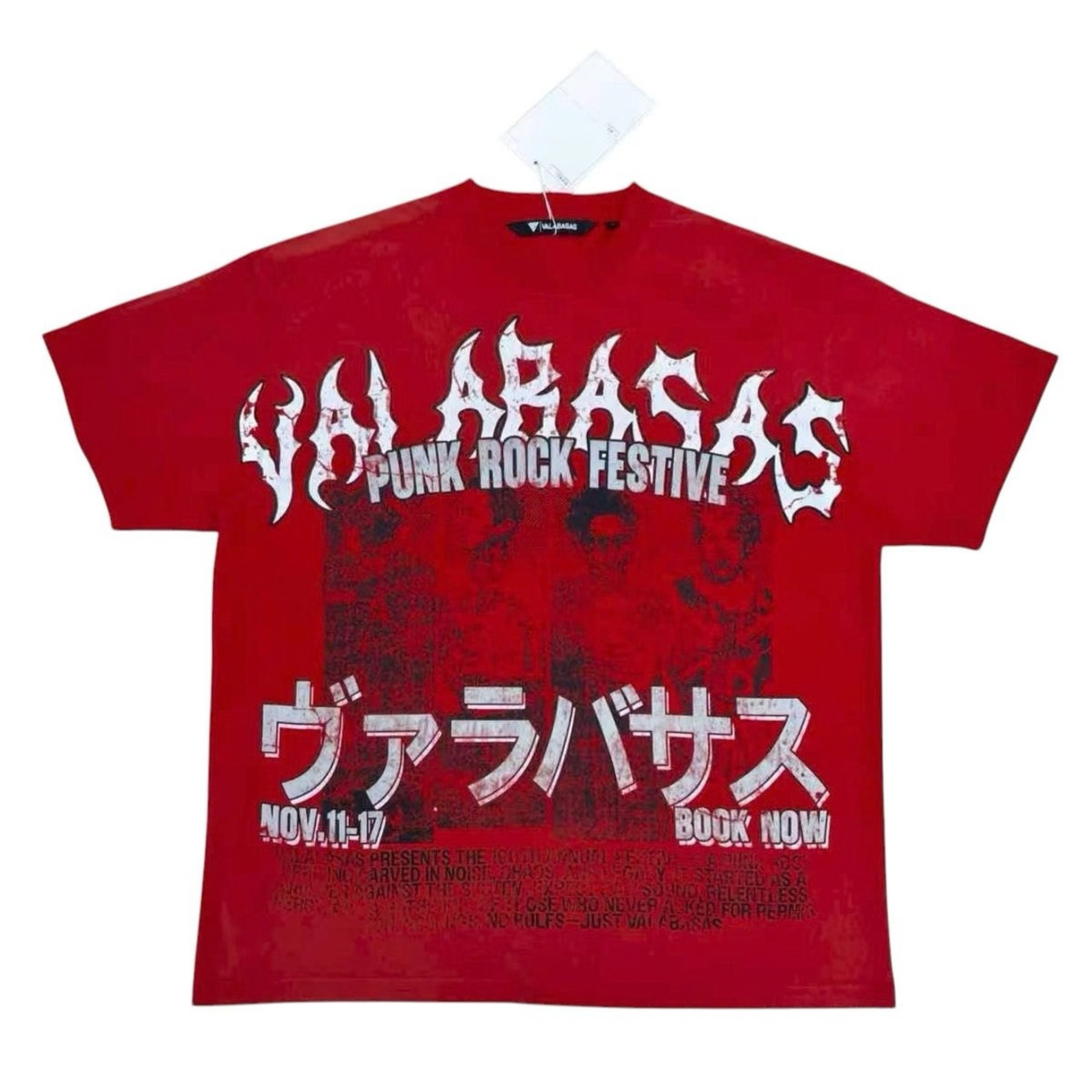 Valabasas "Punk Fest" Tee (Red)