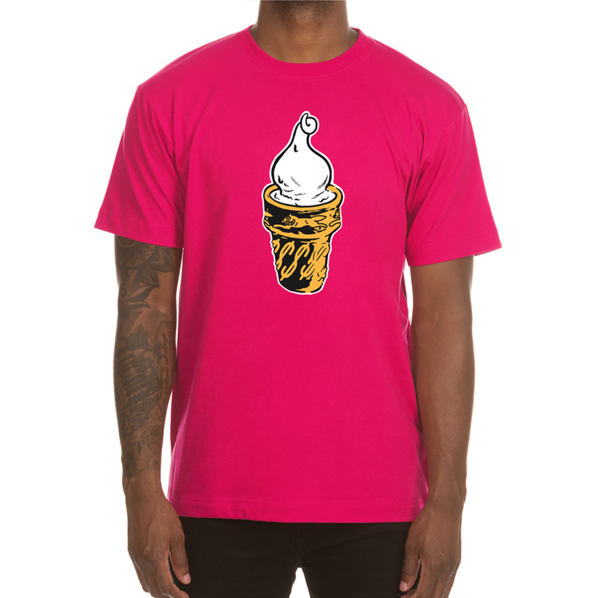 Ice Cream Dilly SS Tee (Azalea) - Ice Cream