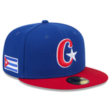 Cuba Baseball New Era 2026 World Baseball Classic 59FIFTY Fitted Hat - Blue/Red - New Era