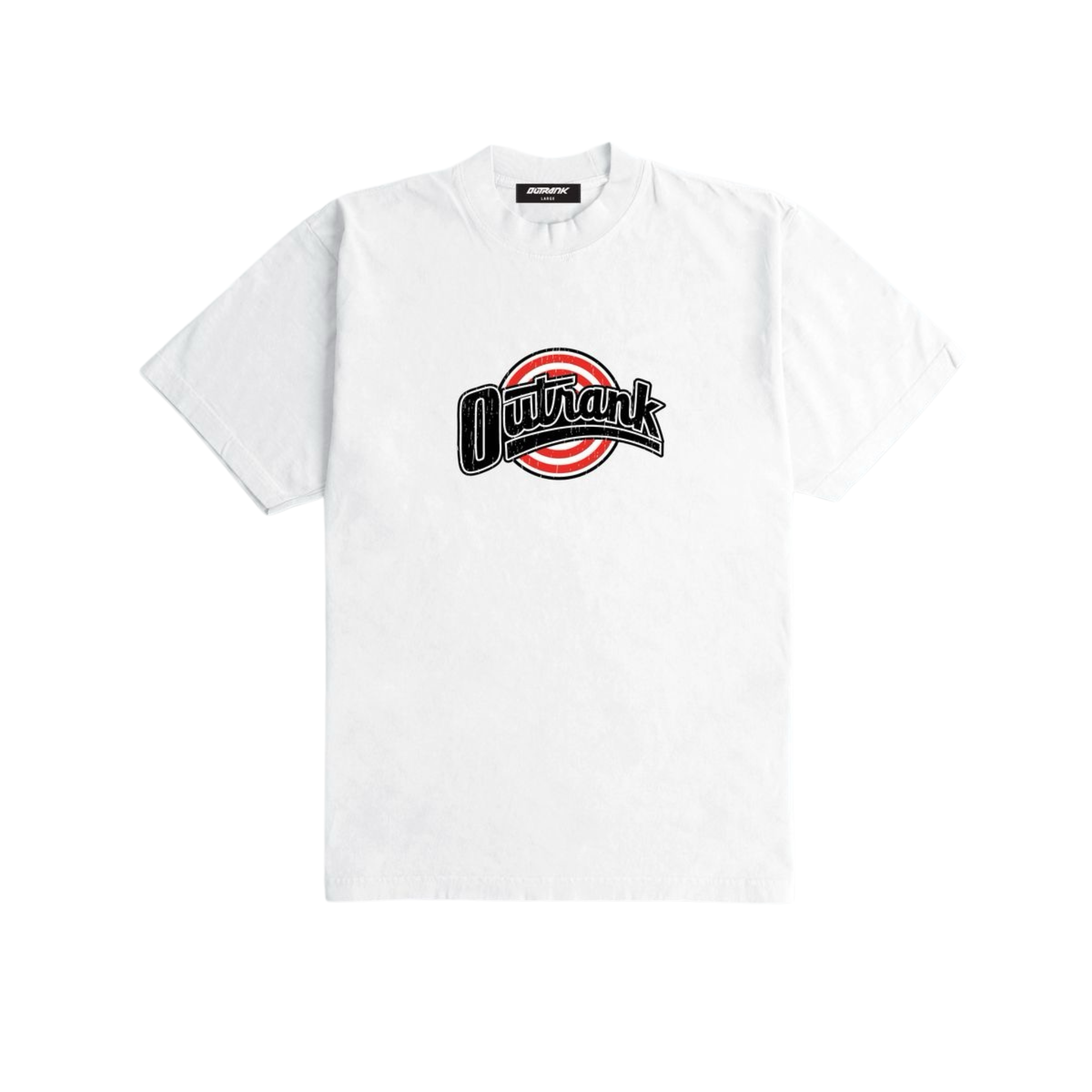 Outrank "Shooters Gon’ Shoot" Heavyweight T-shirt (White)