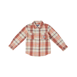 Kids Billionaire Boys Club BB Ranger L/S Flannel (Red)