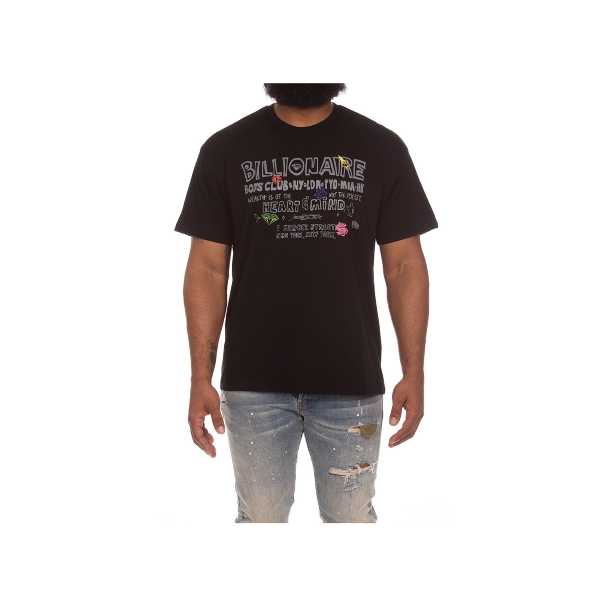 Billionaire Boys Club Satellites SS Knit (Black) - Billionaire Boys Club