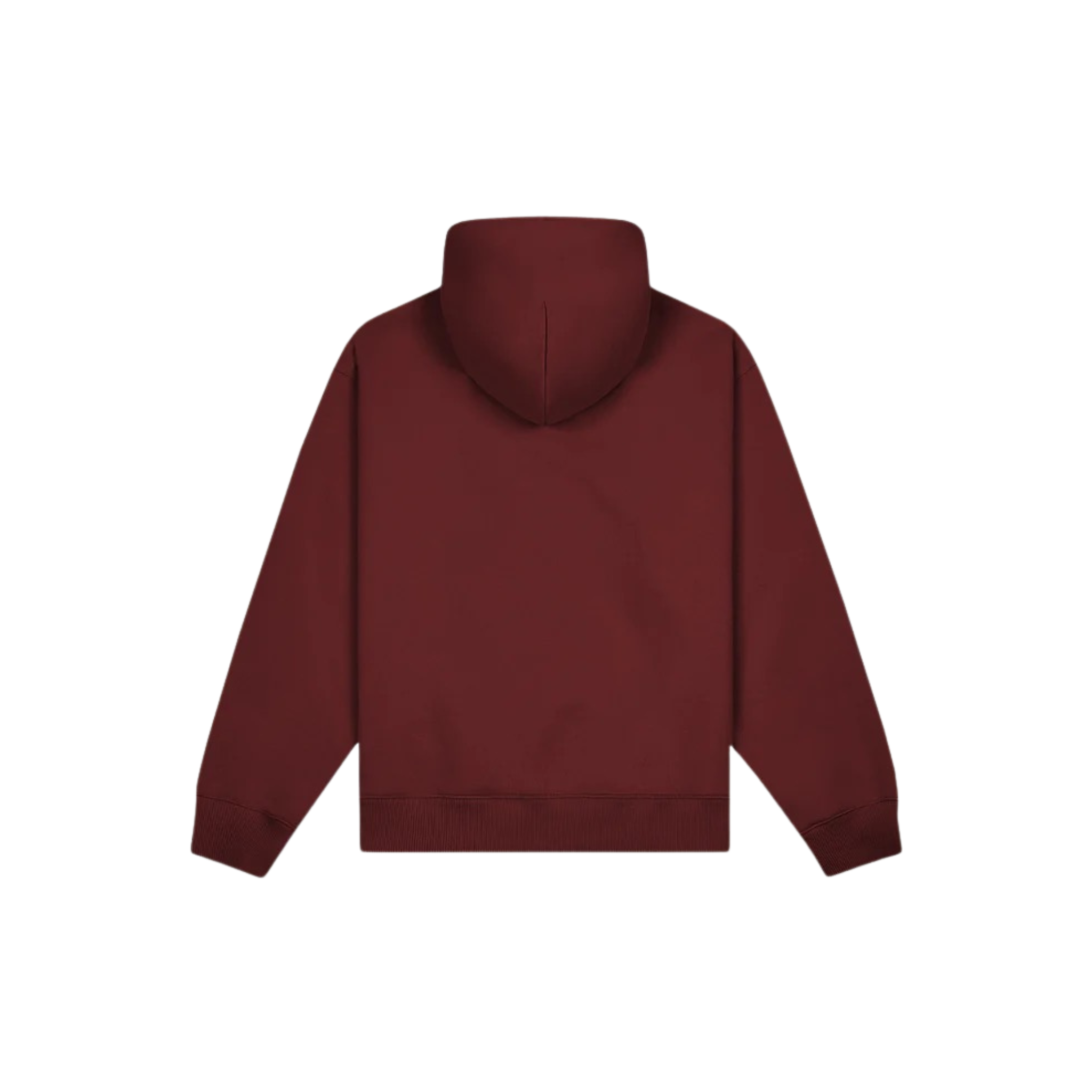 Paper Planes Oversized Script Weld Zip Up Hoodie (Burgandy) - Paper Plane