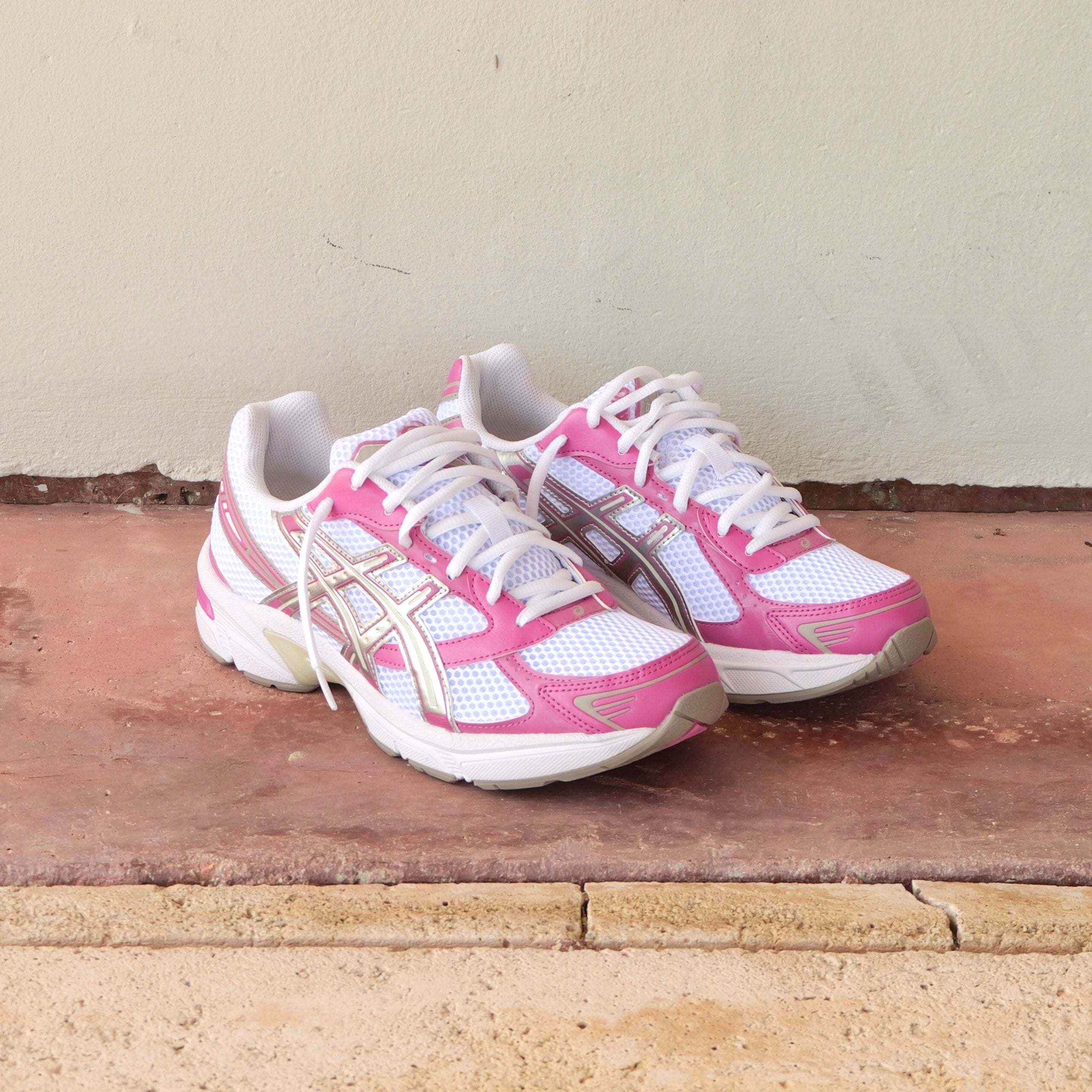 Mens Asics Gel-1130 (White/Old Rose)