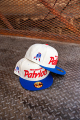 New Era New England Patriots Green UV (Off White/Royal) 59Fifty Fitted - New Era