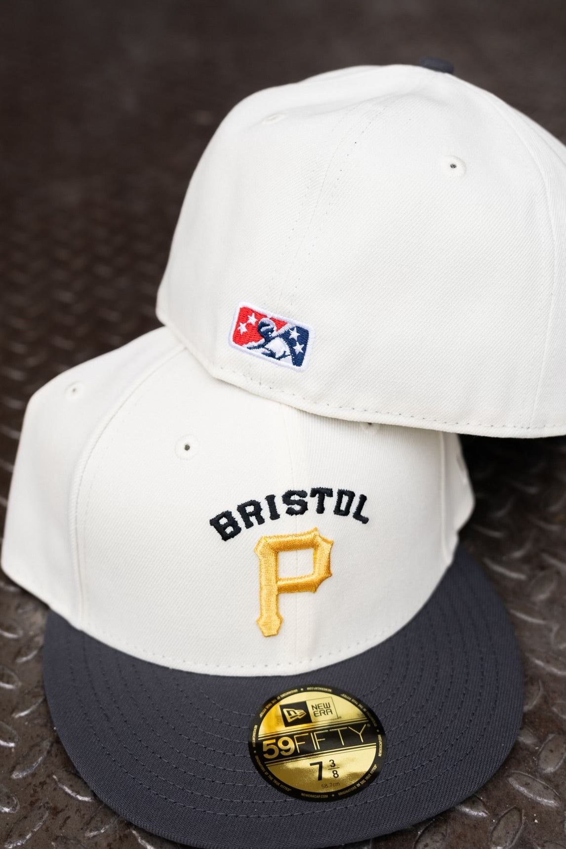 New Era Bristol Pirates Green UV (Off White/Graphite) 59Fifty Fitted