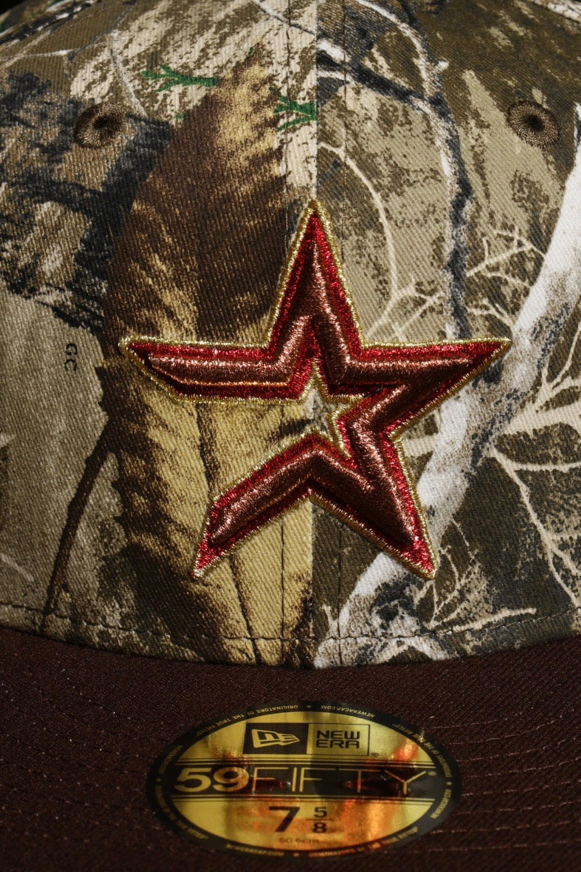 New Era Houston Astros 2004 ASG Side Patch Grey UV 59Fifty Fitted (Real Tree Camo/Burnt Wood)