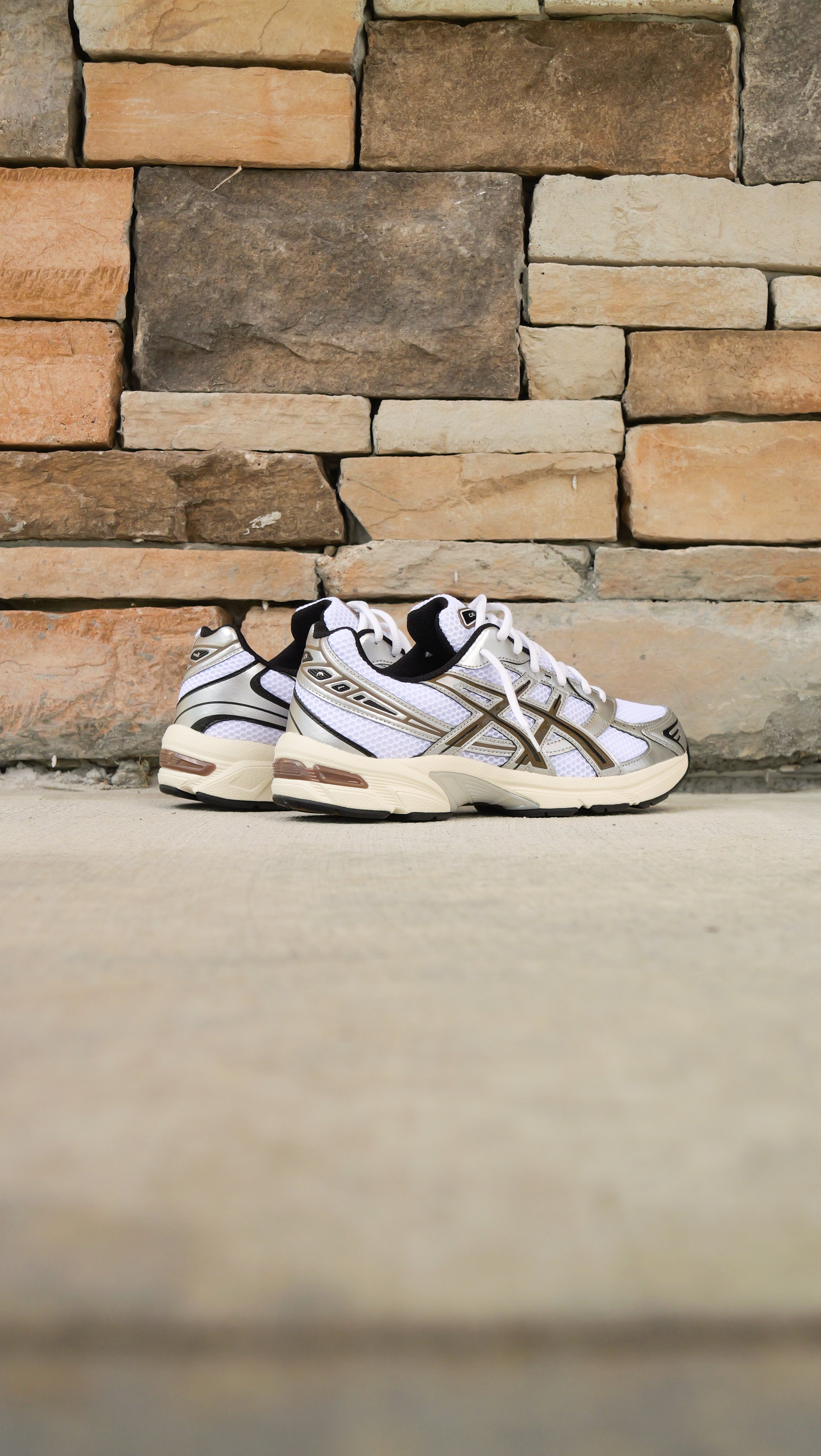 Mens Asics Gel-1130 (White/Clay Canyon)