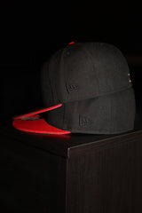 New Era Houston Astros 2000 Inaugural Season Side Patch Fitted (Black/Red) - New Era