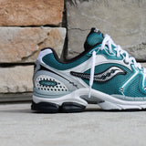 Mens Saucony ProGrid Triumph 4 (Teal/Silver) - Saucony